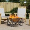 vidaXL Φωτιά Καφέ 50 x 50 x 35 cm Ατσάλι σκληρυθέν στον αέρα