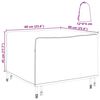 vidaXL Κάλυμμα Επίπλων Εξωτερικού Χώρου 60 x 60 x 45 cm Ύφασμα 420D