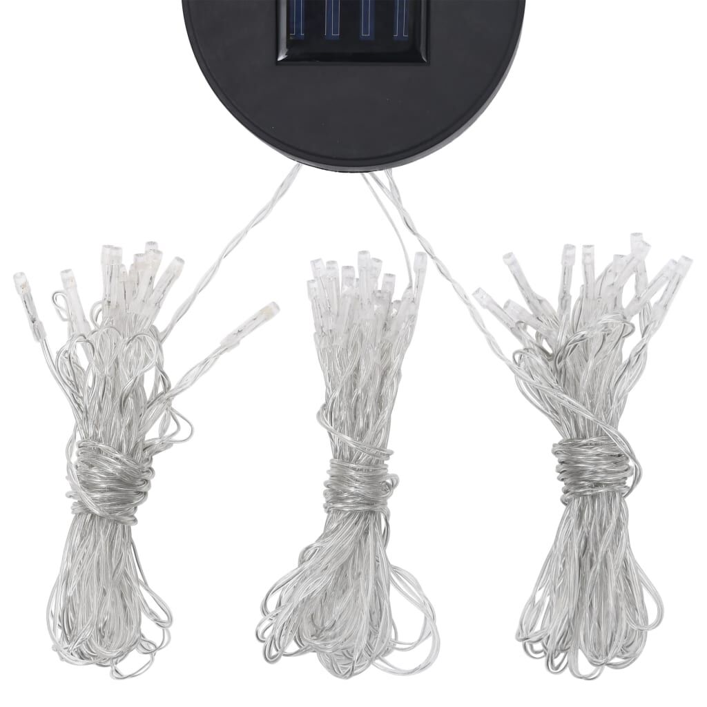 vidaXL Κιόσκι με Κουρτίνα και Φωτάκια LED Ανθρακί 4 x 3 μ.
