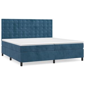 vidaXL &Kappa;&rho;&epsilon;&beta;ά&tau;&iota; Boxspring &mu;&epsilon; &Sigma;&tau;&rho;ώ&mu;&alpha; &Sigma;&kappa;&omicron;ύ&rho;&omicron; &Mu;&pi;&lambda;&epsilon; 200x200 &epsilon;&kappa;. &Beta;&epsilon;&lambda;&omicron;ύ&delta;&iota;&nu;&omicron;