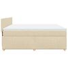 vidaXL &Kappa;&rho;&epsilon;&beta;ά&tau;&iota; Boxspring &mu;&epsilon; &Sigma;&tau;&rho;ώ&mu;&alpha; &Kappa;&rho;&epsilon;&mu; 200x200 &epsilon;&kappa;. &Upsilon;&phi;&alpha;&sigma;&mu;ά&tau;&iota;&nu;&omicron;