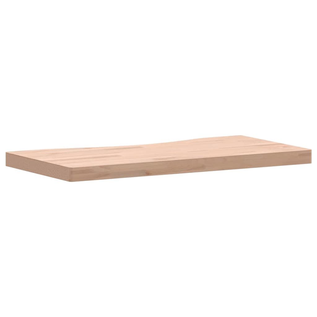 vidaXL Επιφάνεια Εργασίας 80x(36-40)x4 εκ. από Μασίφ Ξύλο Οξιάς