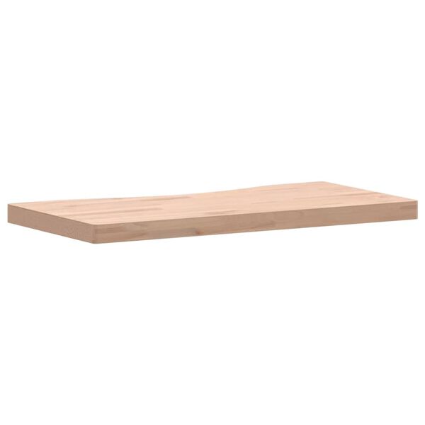 vidaXL Επιφάνεια Εργασίας 80x(36-40)x4 εκ. από Μασίφ Ξύλο Οξιάς