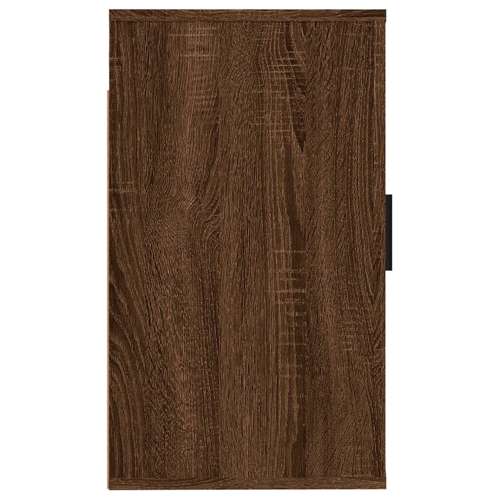 vidaXL Έπιπλο Τηλεόρασης Επιτοίχιο Καφέ Δρυς 40x34,5x60 εκ.