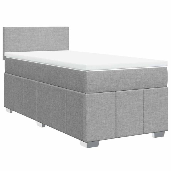vidaXL &Kappa;&rho;&epsilon;&beta;ά&tau;&iota; Boxspring &mu;&epsilon; &Sigma;&tau;&rho;ώ&mu;&alpha; &Alpha;&nu;&omicron;&iota;&chi;&tau;ό &Gamma;&kappa;&rho;&iota; 80x200 &epsilon;&kappa;. &Upsilon;&phi;&alpha;&sigma;&mu;ά&tau;&iota;&nu;&omicron;