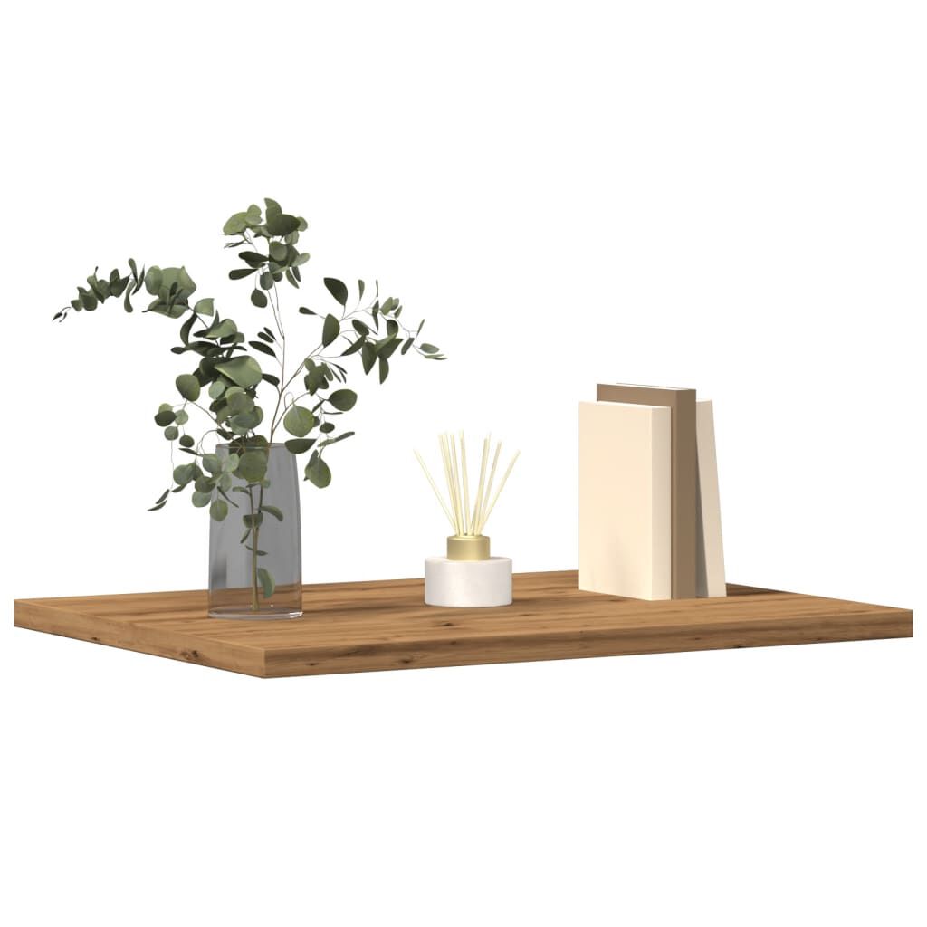 vidaXL Ράφια Βιβλιοθήκης 4 τεμ. Artisan Δρυς 40x30x1,5 εκ. Επεξ. Ξύλο