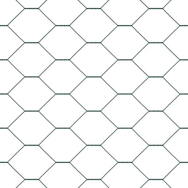 Περίφραξη Hexagon vidaXL Πράσινη 1.4x100 μ Ατσάλι