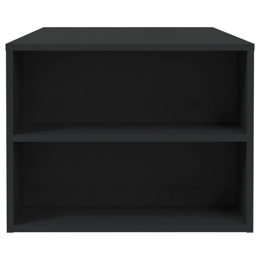vidaXL Τραπεζάκι Σαλονιού Μαύρο 102 x 55 x 42 εκ. από Επεξεργ. Ξύλο