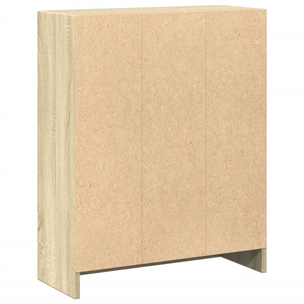 vidaXL Βιβλιοθήκη Sonoma Δρυς 60 x 24 x 76 εκ. Επεξεργασμένο Ξύλο