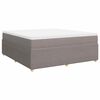 vidaXL &Kappa;&rho;&epsilon;&beta;ά&tau;&iota; Boxspring &mu;&epsilon; &Sigma;&tau;&rho;ώ&mu;&alpha; Taupe 180x200 &epsilon;&kappa;. &Upsilon;&phi;&alpha;&sigma;&mu;ά&tau;&iota;&nu;&omicron;