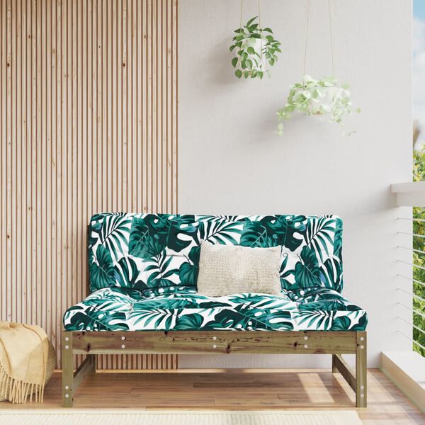 vidaXL Καναπές Μεσαίος 120 x 80 εκ. από Εμποτισμένο Ξύλο Πεύκου