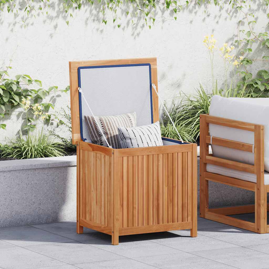 vidaXL Μπαούλο Αποθήκευσης Κήπου 120 x 50 x 58 εκ. από Μασίφ Ξύλο Teak