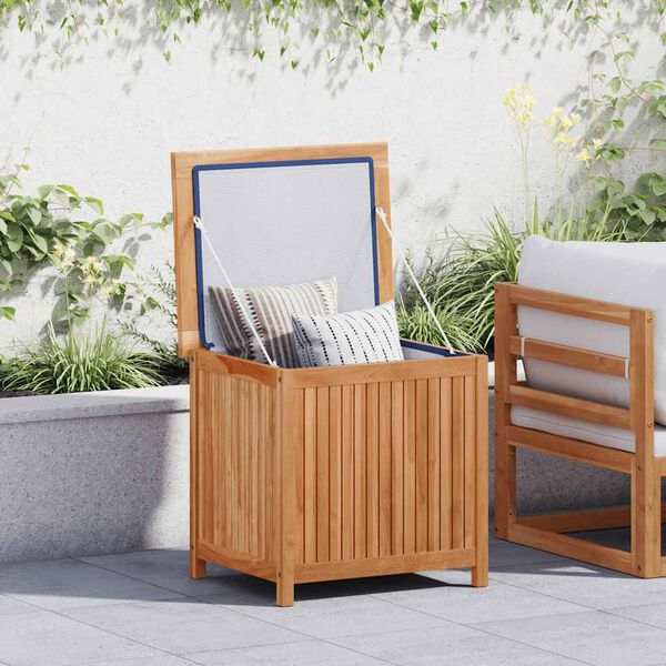 vidaXL Μπαούλο Αποθήκευσης Κήπου 120 x 50 x 58 εκ. από Μασίφ Ξύλο Teak