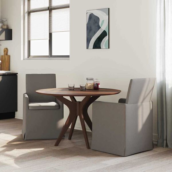 vidaXL Καρέκλες φαγητού 2 pcs Ανοιχτό γκρι 57 x 67 x 95 εκ Λινό