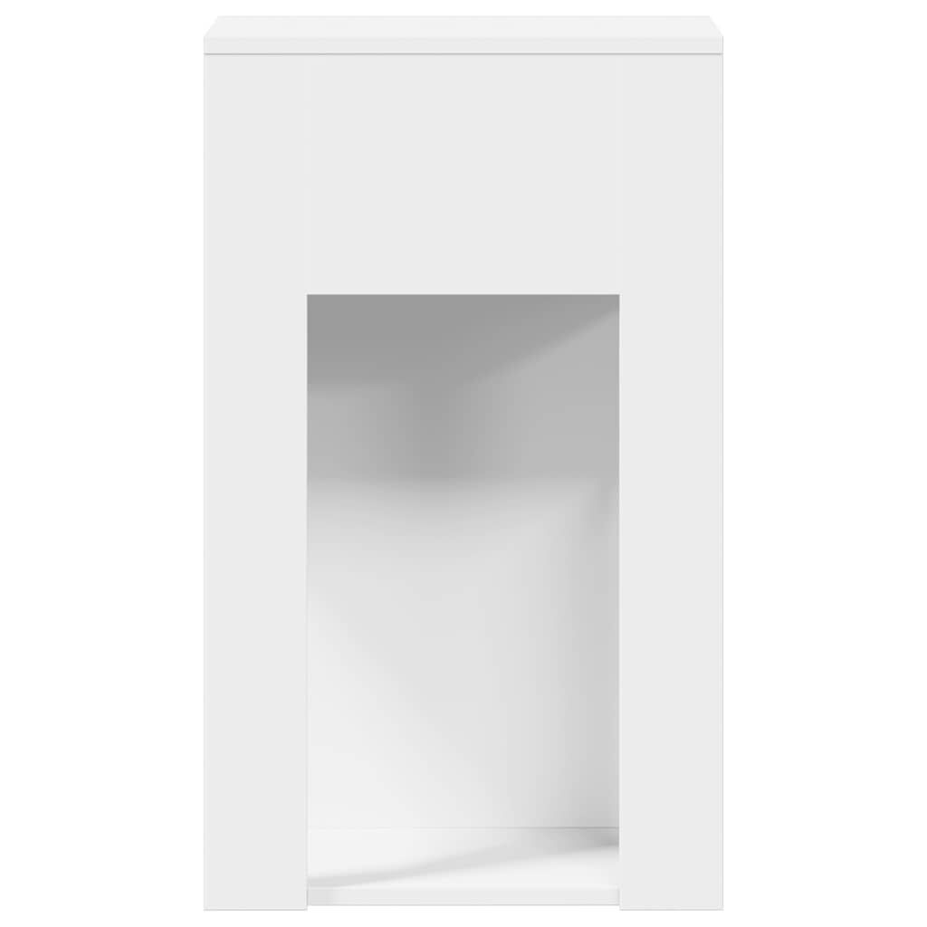 vidaXL Πύργος υπολογιστή με συρτάρι Λευκό 30x44x74 cm