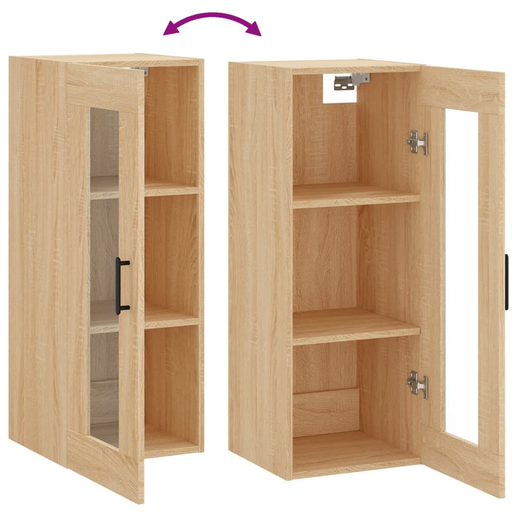 vidaXL Ντουλάπι Τοίχου Sonoma Δρυς 34,5 x 34 x 90 εκ.
