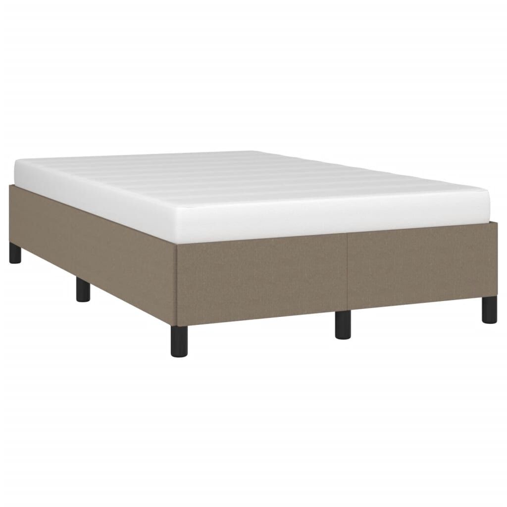 vidaXL Σκελετός Κρεβατιού Χωρίς Στρώμα Taupe 120x200 εκ. Υφασμάτινο