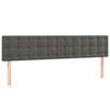 vidaXL Κρεβάτι Boxspring με Στρώμα Σκούρο Γκρι 120x190 εκ. Βελούδινο
