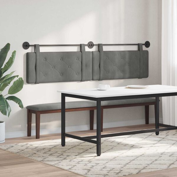 vidaXL &Kappa;&rho;&epsilon;&mu;&alpha;&sigma;&tau;ό &Kappa;&epsilon;&phi;&alpha;&lambda;ά&rho;&iota; &Epsilon;&pi;&iota;&tau;&omicron;ί&chi;&iota;&omicron; &Sigma;&kappa;&omicron;ύ&rho;&omicron; &Gamma;&kappa;&rho;&iota; 210 x 55 x 5 &epsilon;&kappa; &Beta;&epsilon;&lambda;&omicron;ύ&delta;&omicron;