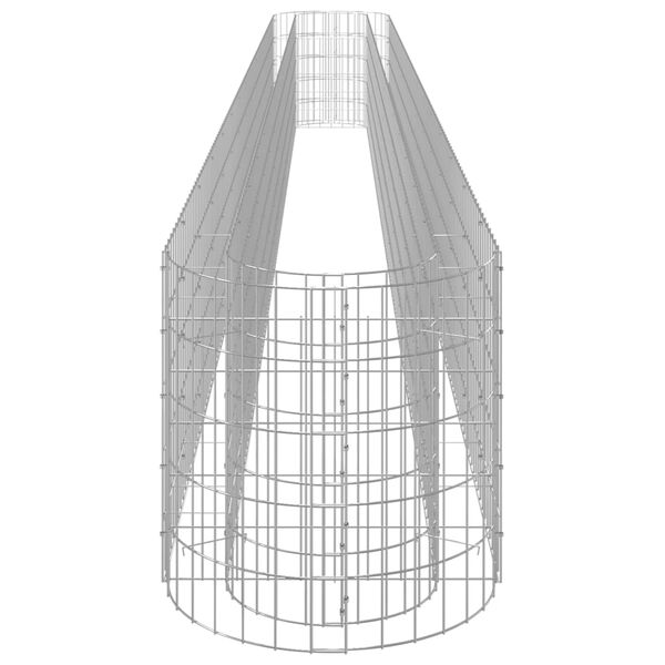 vidaXL Συρματοκιβώτιο-Γλάστρα Υπερυψωμένη 540x50x50 εκ. Γαλβαν. Ατσάλι
