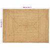 vidaXL Χαλί Μπεζ 140 x 200 cm Γιούτα
