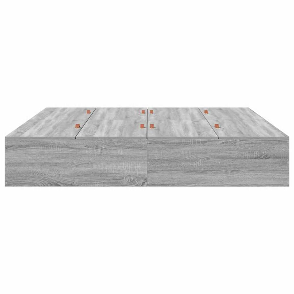 vidaXL Σκελετός Κρεβατιού Γκρι sonoma 200 x 180 x 31.5 εκ.