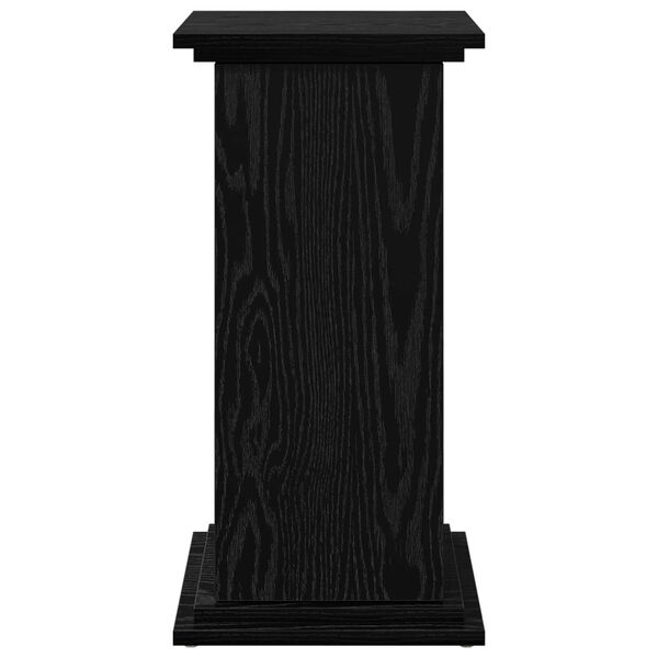 vidaXL Ράφι Έκθεσης Μαύρη Οξυά 31 x 30 x 60 cm Επεξεργασμένο ξύλο