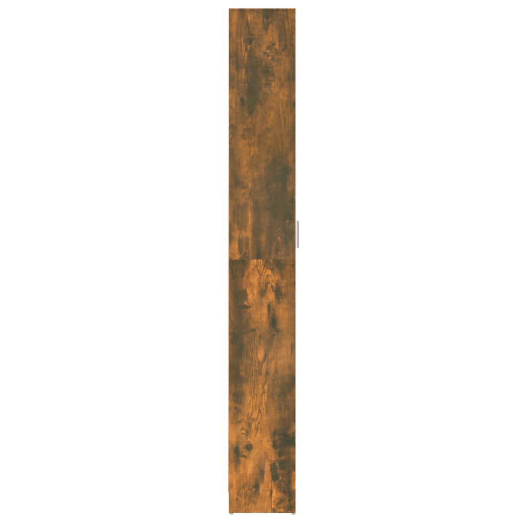 vidaXL Ντουλάπα Χολ Καπνιστή Δρυς 55 x 25 x 189 εκ. από Επεξεργ. Ξύλο