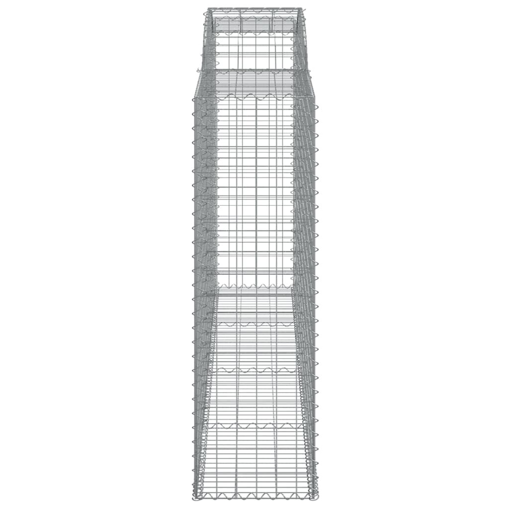 vidaXL Συρματοκιβώτια Τοξωτά 5 τεμ. 300x50x160/180 εκ. Γαλβαν. Ατσάλι
