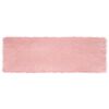 vidaXL Ψεύτικο Δέρμα Προβάτου Χαλί Ροζ 80 x 250 cm Πολυεστέρας