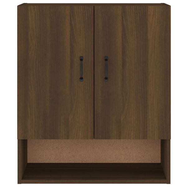 vidaXL Ντουλάπι Τοίχου Καφέ Δρυς 60x31x70 εκ. Επεξεργασμένο Ξύλο