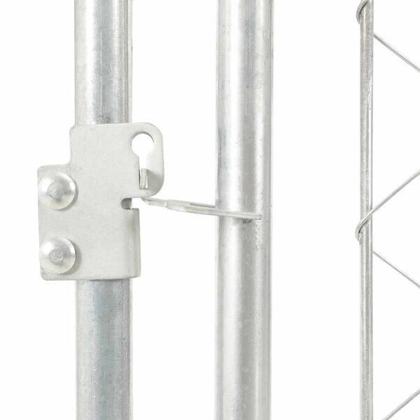 vidaXL Κλουβί Σκύλου Εξωτερικού Χώρου 200 x 100 x 125 εκ. με Στέγαστρο