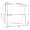 vidaXL Βιβλιοθήκη/Διαχωριστικό Χώρου Λευκό 80x25x70 εκ. Μασίφ Πεύκο