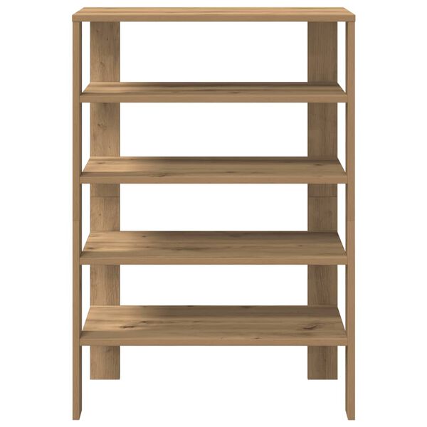vidaXL Ράφι παπουτσιών Artisan Oak 61x32x87,5 cm Κατασκευασμένο ξύλο
