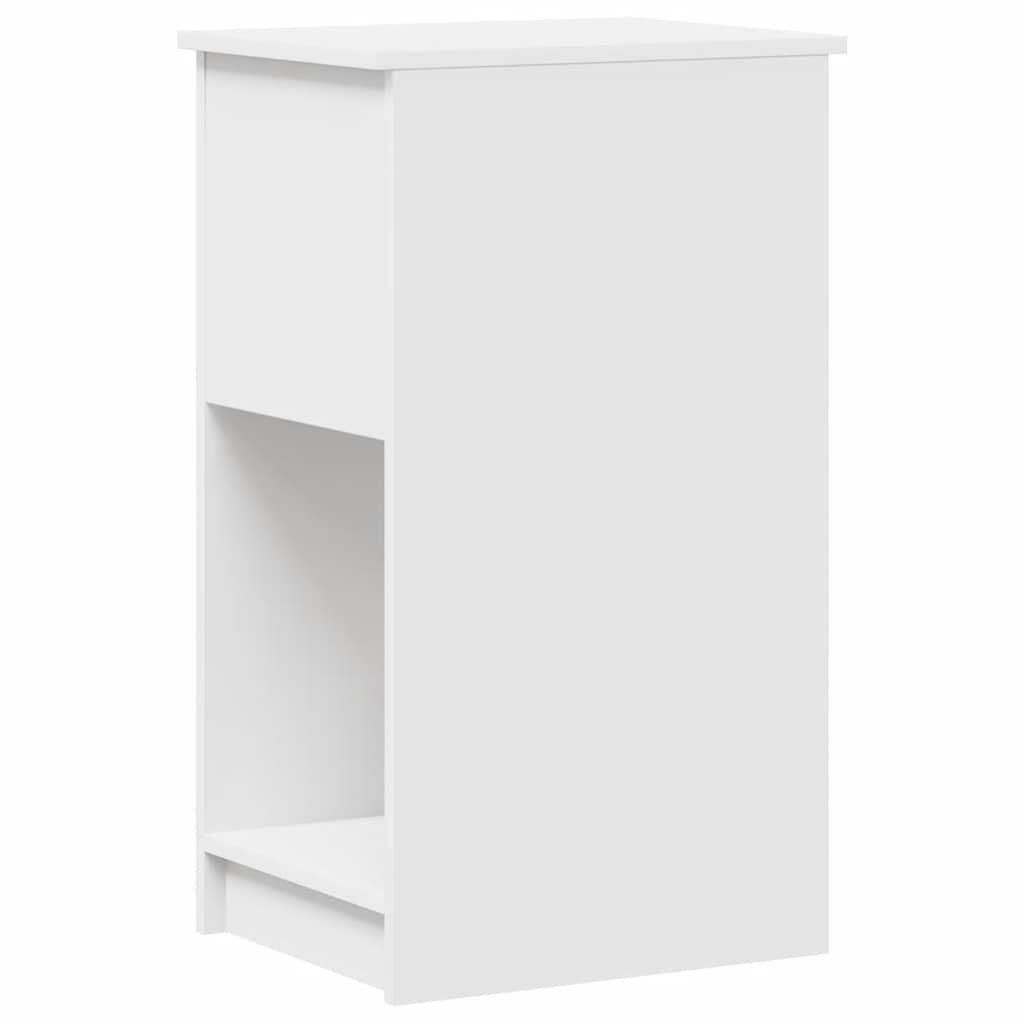 vidaXL Πύργος υπολογιστή με συρτάρι Λευκό 35x45x77 cm