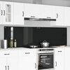 vidaXL Πίσω Πάνελ Κουζίνας 2 pcs Μαύρο 110 x 60 cm σκληρυμένο γυαλί
