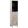 vidaXL Σετ Επίπλων Μπάνιου με συρτάρι 4 pcs Λευκό 38 x 33 x 160 εκ.