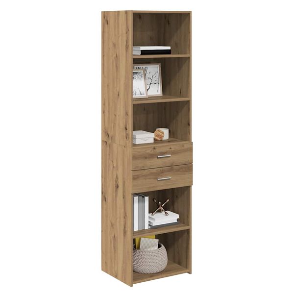 vidaXL Highboard Artisan Oak 50 x 42,5 x 185 &epsilon;&kappa;. &Epsilon;&pi;&epsilon;&xi;&epsilon;&rho;&gamma;&alpha;&sigma;&mu;έ&nu;&omicron; &xi;ύ&lambda;&omicron;