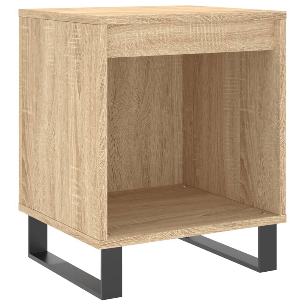 vidaXL Κομοδίνα 2 τεμ. Sonoma Δρυς 40 x 35 x 50 εκ. από Επεξεργ. Ξύλο