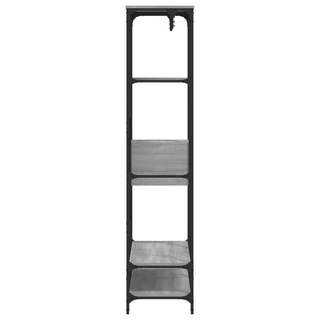 vidaXL Ντουλάπα με Συρτάρια Γκρι Sonoma 100x40x180 εκ. Επεξεργ. Ξύλο