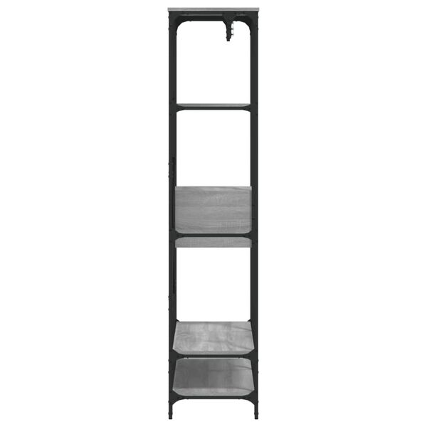 vidaXL Ντουλάπα με Συρτάρια Γκρι Sonoma 100x40x180 εκ. Επεξεργ. Ξύλο