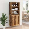 vidaXL Highboard &Pi;&alpha;&lambda;&iota;ό &xi;ύ&lambda;&omicron; 69,5 x 34 x 180 &epsilon;&kappa;. &Epsilon;&pi;&epsilon;&xi;&epsilon;&rho;&gamma;&alpha;&sigma;&mu;έ&nu;&omicron; &xi;ύ&lambda;&omicron;