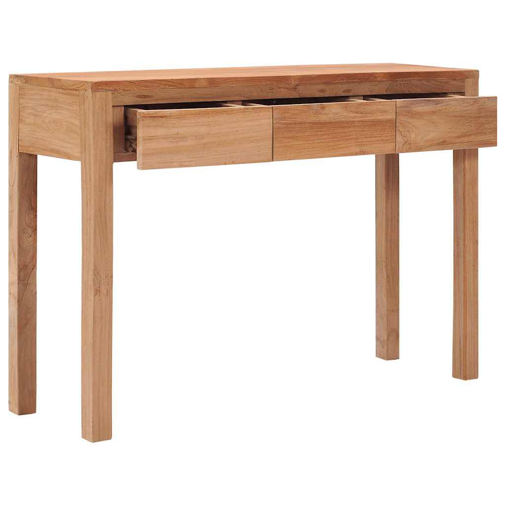 vidaXL Τραπέζι Κονσόλα 110 x 35 x 75 εκ. από Μασίφ Ξύλο Teak