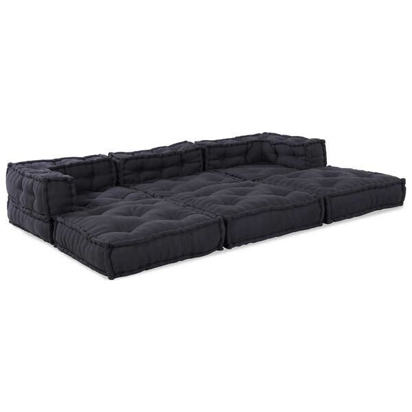 vidaXL Μαξιλάρι 3 pcs Ανθρακί 70 x 70 x 54 εκ Πολυεστέρας