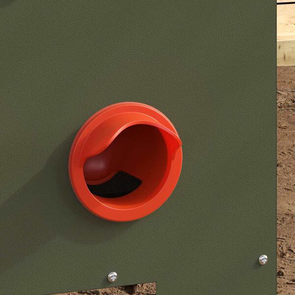 vidaXL Ταΐστρα κοτόπουλων Ελιά Πράσινη 60.5 x 29 x 51 εκ.