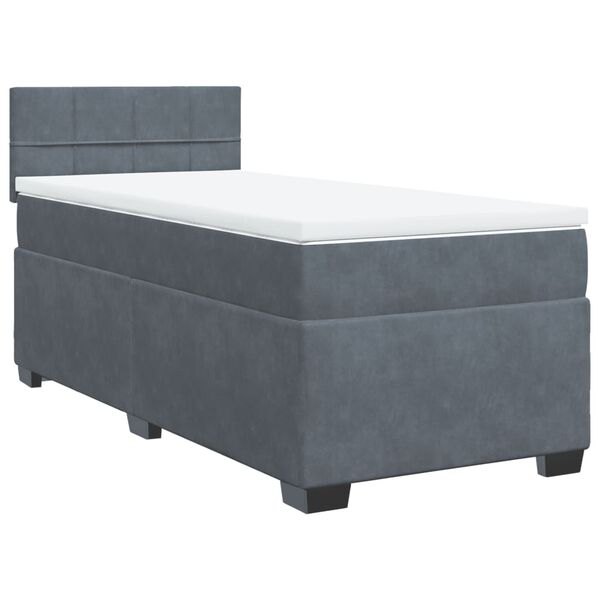 vidaXL &Kappa;&rho;&epsilon;&beta;ά&tau;&iota; Boxspring &mu;&epsilon; &Sigma;&tau;&rho;ώ&mu;&alpha; &Sigma;&kappa;&omicron;ύ&rho;&omicron; &Gamma;&kappa;&rho;&iota; 80x200 &epsilon;&kappa;. &Beta;&epsilon;&lambda;&omicron;ύ&delta;&iota;&nu;&omicron;