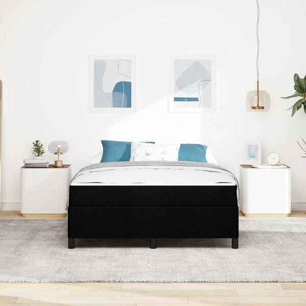 vidaXL &Kappa;&rho;&epsilon;&beta;ά&tau;&iota; &mu;&epsilon; &epsilon;&lambda;&alpha;&tau;ή&rho;&iota;&alpha; &Mu;&alpha;ύ&rho;&omicron; 160 x 200 cm ύ&phi;&alpha;&sigma;&mu;&alpha;