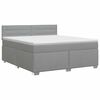 vidaXL &Kappa;&rho;&epsilon;&beta;ά&tau;&iota; box spring &mu;&epsilon; &sigma;&tau;&rho;ώ&mu;&alpha; &Alpha;&nu;&omicron;&iota;&chi;&tau;ό &gamma;&kappa;&rho;&iota; 160 x 200 cm Ύ&phi;&alpha;&sigma;&mu;&alpha;