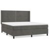 vidaXL &Kappa;&rho;&epsilon;&beta;ά&tau;&iota; Boxspring &mu;&epsilon; &Sigma;&tau;&rho;ώ&mu;&alpha; &Sigma;&kappa;&omicron;ύ&rho;&omicron; &Gamma;&kappa;&rho;&iota; 180x200 &epsilon;&kappa;. &Beta;&epsilon;&lambda;&omicron;ύ&delta;&iota;&nu;&omicron;
