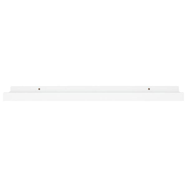 vidaXL Ράφια για Κορνίζες 2 τεμ. Λευκά 60 x 9 x 3 εκ. από MDF